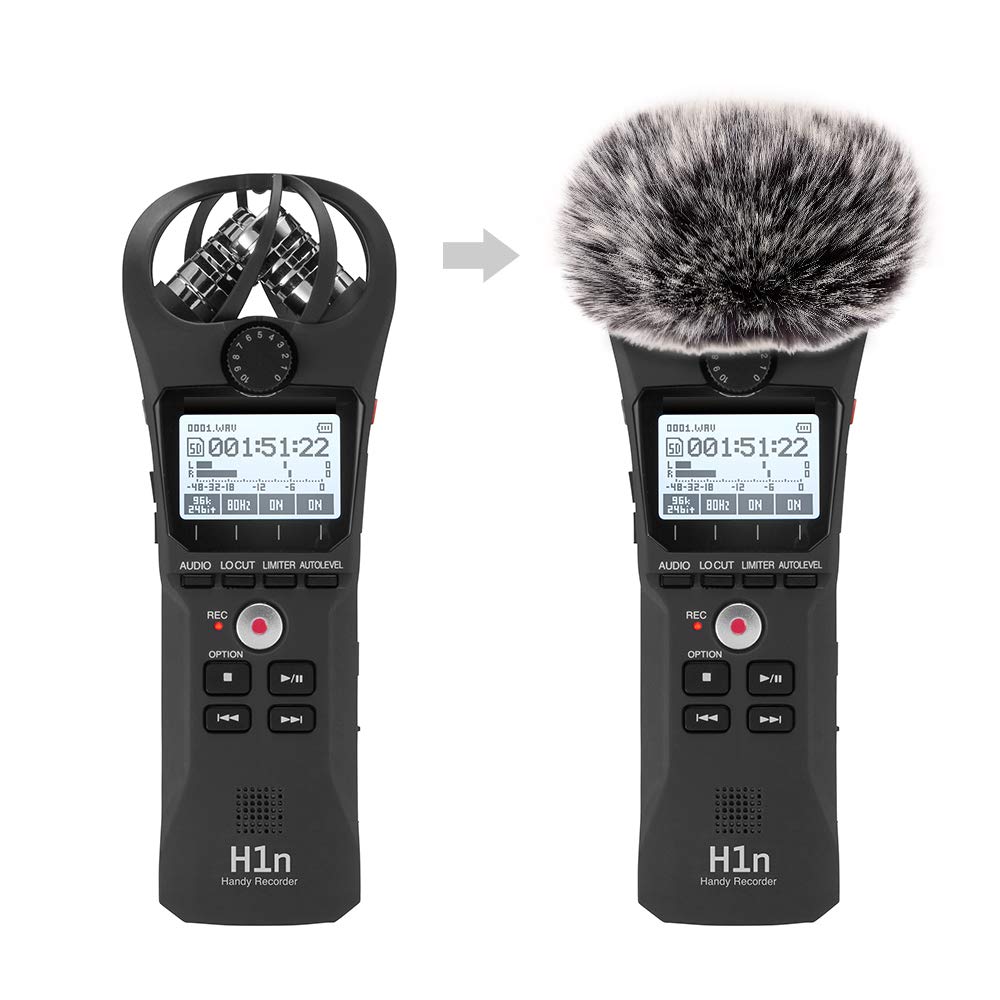 Amazon.com: Wind Muff Windscreen Compatible with Zoom H1,Mic